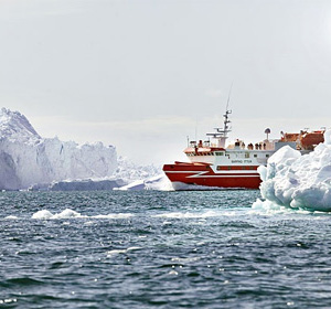 Groenland, zicht van op zee - foto 1